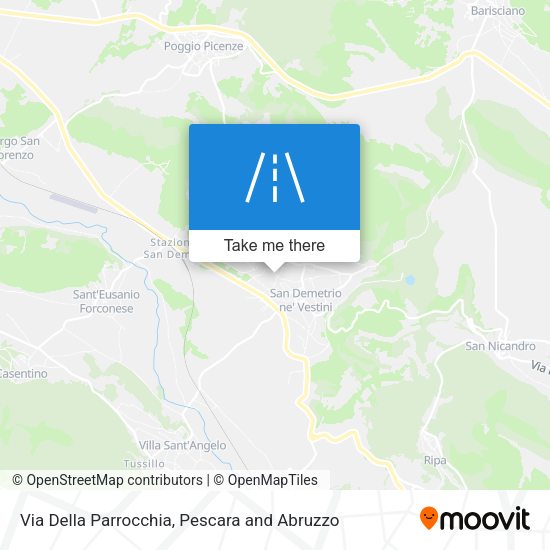 Via Della Parrocchia map