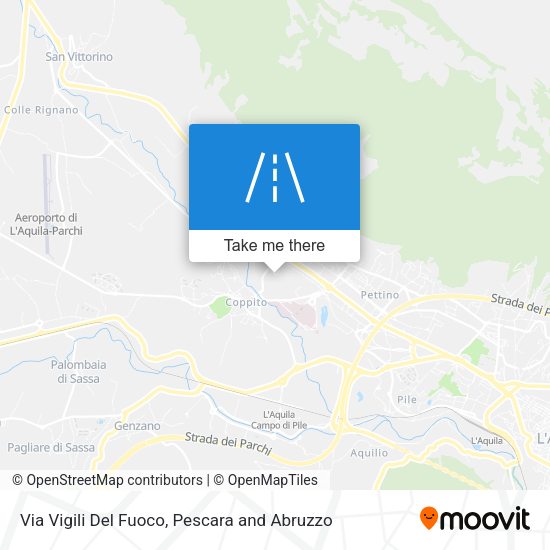 Via Vigili Del Fuoco map