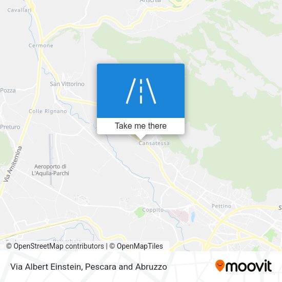 Via Albert Einstein map