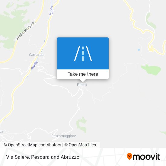 Via Salere map