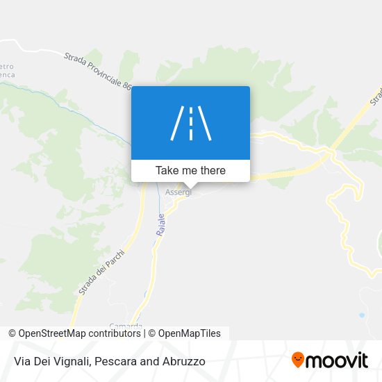 Via Dei Vignali map