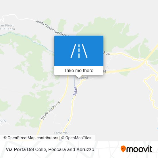 Via Porta Del Colle map