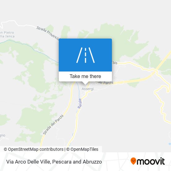 Via Arco Delle Ville map