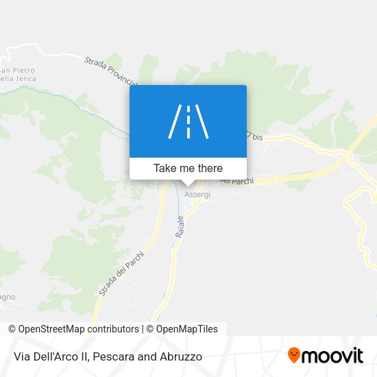 Via Dell'Arco II map