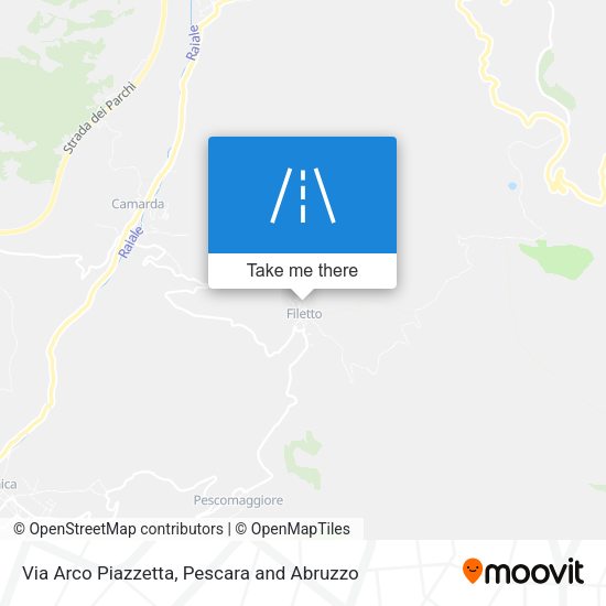 Via Arco Piazzetta map