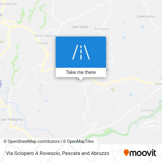 Via Sciopero A Rovescio map