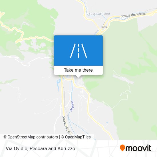 Via Ovidio map
