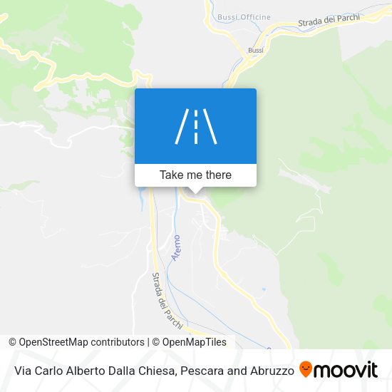 Via Carlo Alberto Dalla Chiesa map