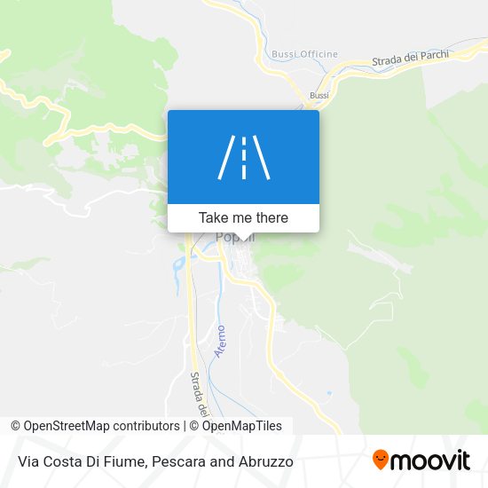 Via Costa Di Fiume map