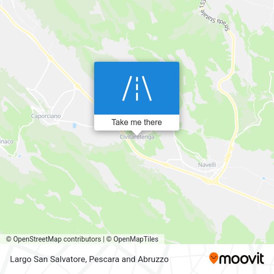 Largo San Salvatore map