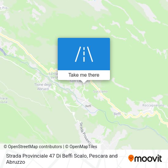 Strada Provinciale 47 Di Beffi Scalo map