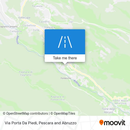 Via Porta Da Piedi map