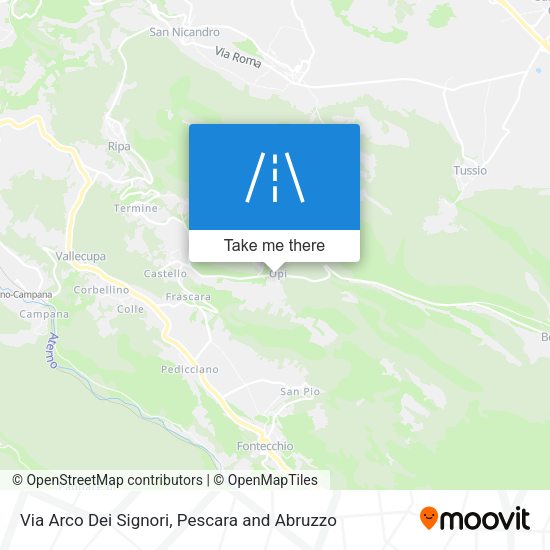 Via Arco Dei Signori map