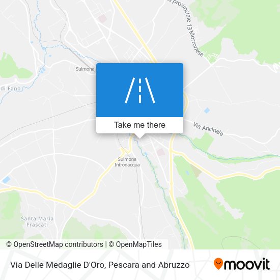 Via Delle Medaglie D'Oro map