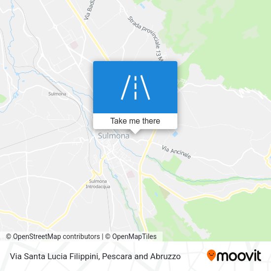 Via Santa Lucia Filippini map
