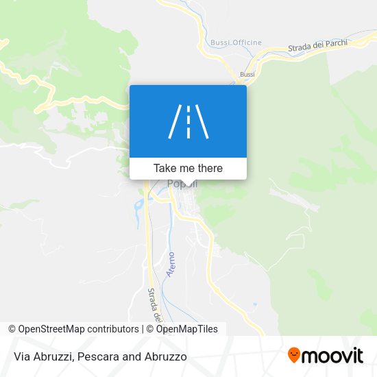 Via Abruzzi map