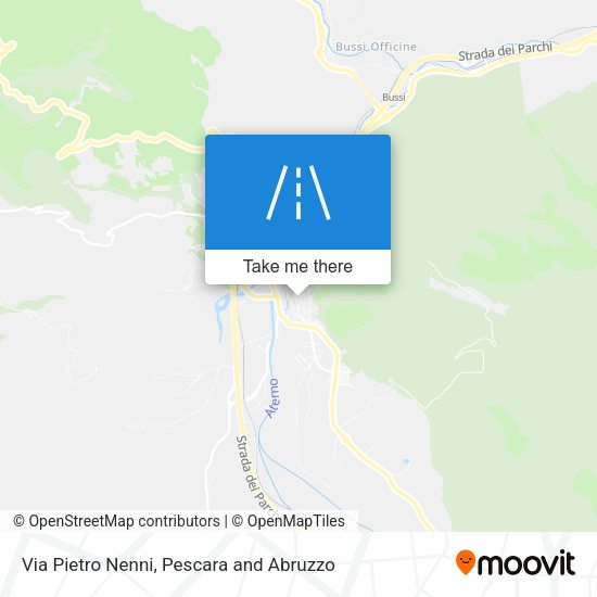 Via Pietro Nenni map