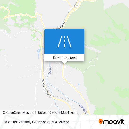 Via Dei Vestini map