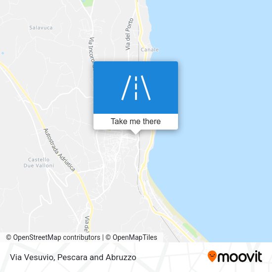 Via Vesuvio map