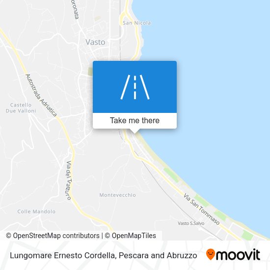 Lungomare Ernesto Cordella map