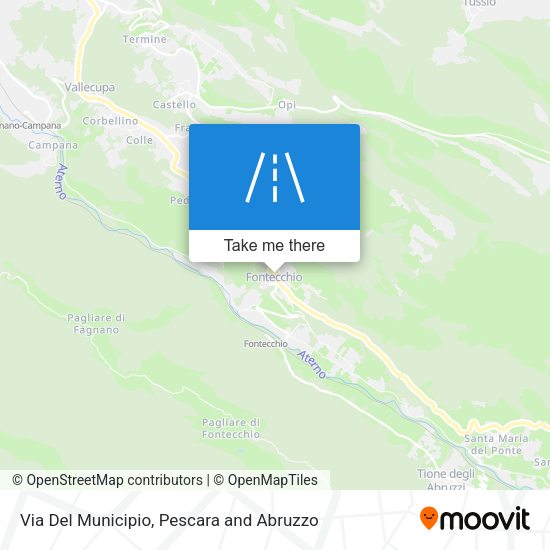 Via Del Municipio map