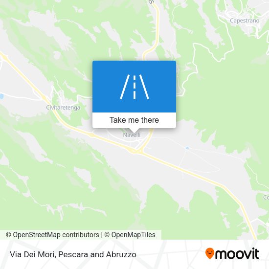 Via Dei Mori map