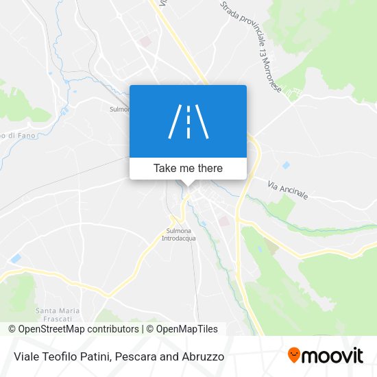 Viale Teofilo Patini map