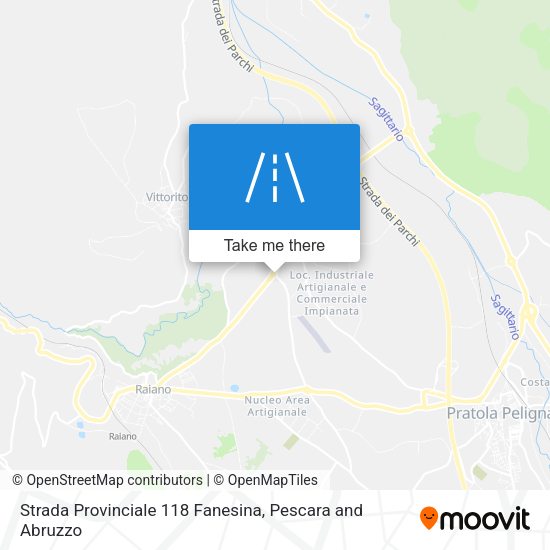 Strada Provinciale 118 Fanesina map