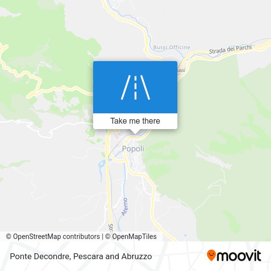 Ponte Decondre map