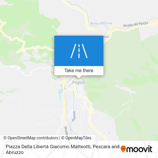 Piazza Della Libertà Giacomo Matteotti map