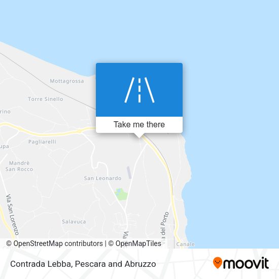 Contrada Lebba map