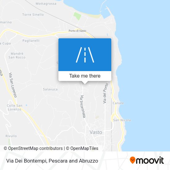 Via Dei Bontempi map