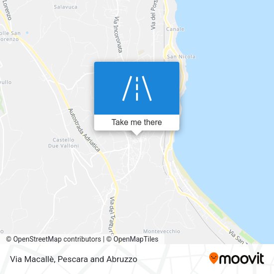 Via Macallè map