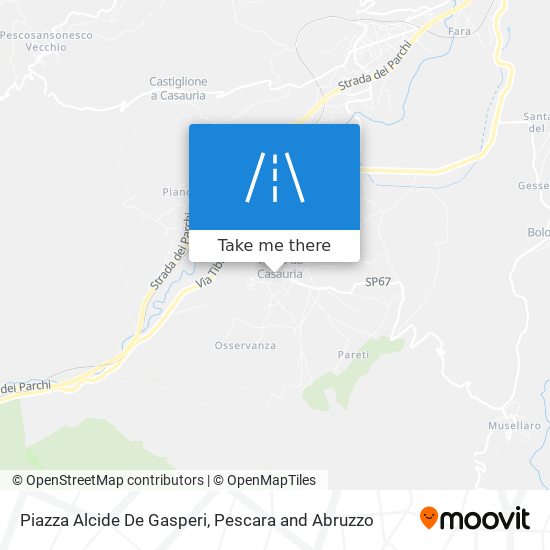 Piazza Alcide De Gasperi map