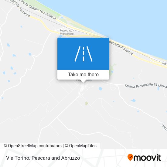 Via Torino map