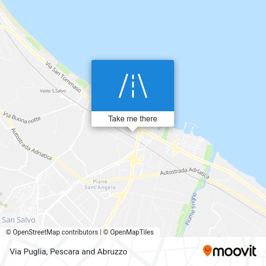 Via Puglia map