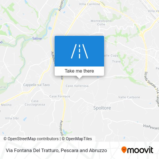 Via Fontana Del Tratturo map