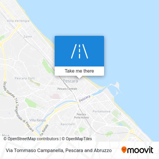 Via Tommaso Campanella map
