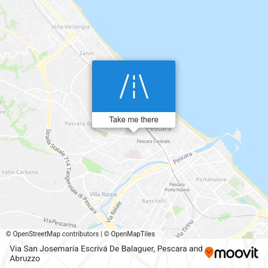 Via San Josemaría Escrivá De Balaguer map
