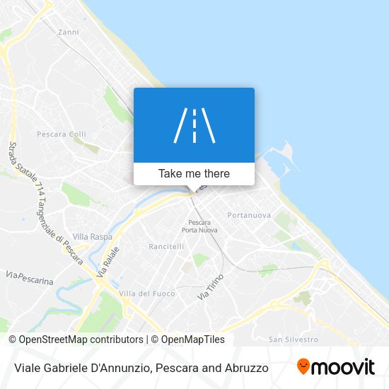 Viale Gabriele D'Annunzio map