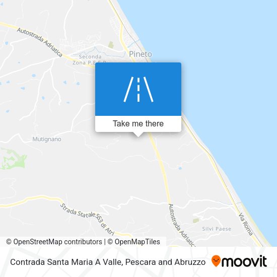 Contrada Santa Maria A Valle map