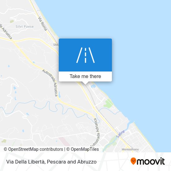 Via Della Libertà map