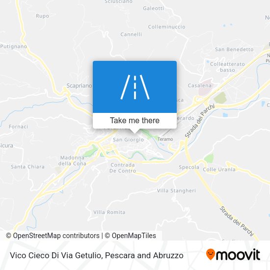 Vico Cieco Di Via Getulio map