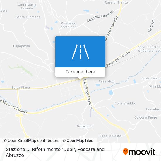 Stazione Di Rifornimento "Depi" map