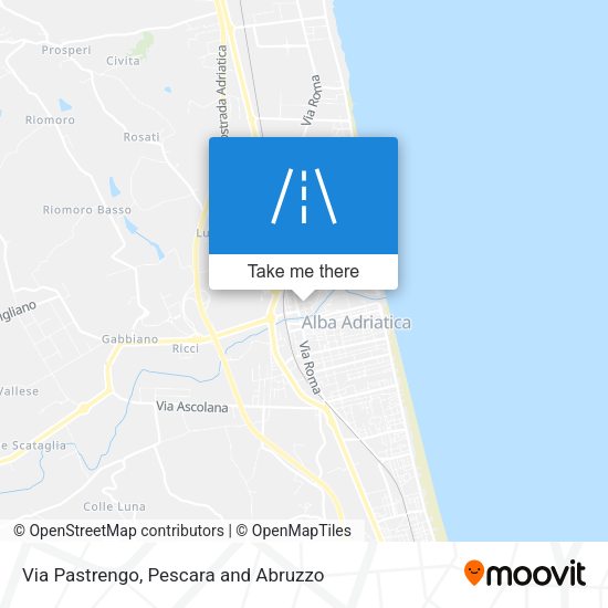 Via Pastrengo map