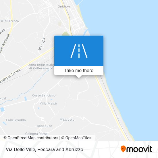 Via Delle Ville map