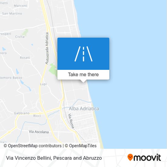 Via Vincenzo Bellini map