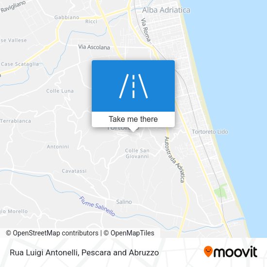 Rua Luigi Antonelli map