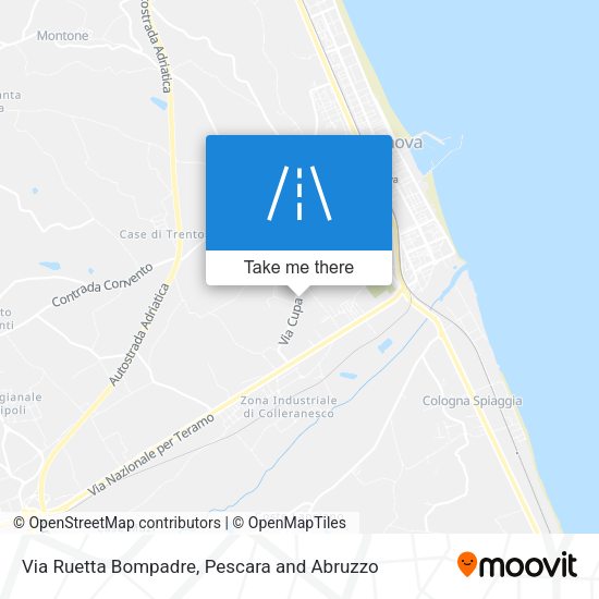Via Ruetta Bompadre map