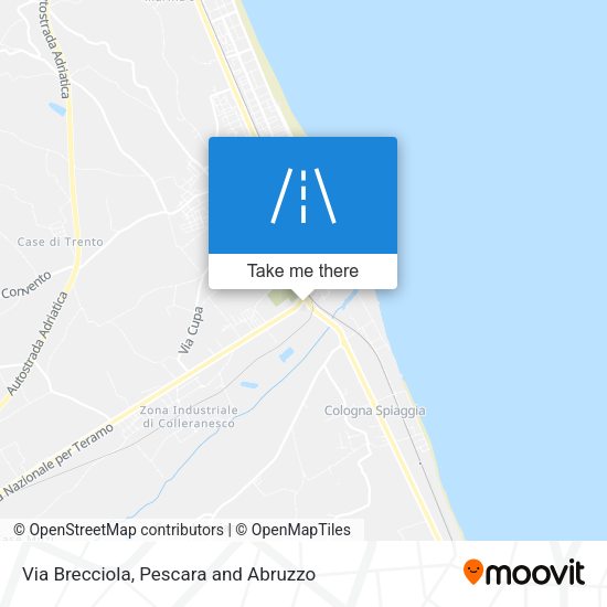 Via Brecciola map
